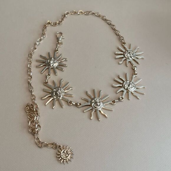 Gold Sunburst Chain Belt main image 4